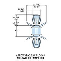 Giá đỡ PCB HDLSP6-03 V-0 Tự nhiên Heyco 10217F