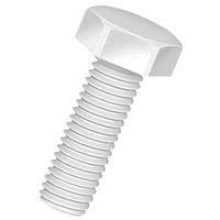 Essentra Components 50M060100J070 Machine Screw Hex Unslotted Bolt, M6 X 1 Thread, 70mm Lg