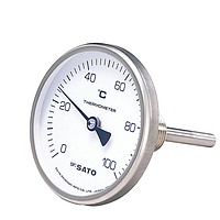 skSATO BM-T-75S Bimetal Thermometer (0~100°C; 100mm)