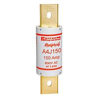Mersen A4J150 고속 퓨즈, 클래스 J, 고속, 200kA AC/100kA AC, 600VAC, 300VDC, 150A