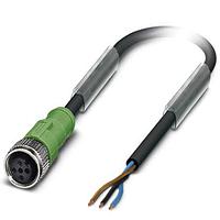 PHOENIX CONTACT 1539499 Sensor Cables / Actuator Cables SAC-3P- 5,0- PVC/M12FS BK