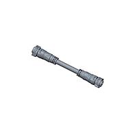 Amphenol LTW AB-BB03BL-BBBL-QD004 传感器电缆 / 执行器电缆 X-Lok，标准尺寸，塑料，10A，03针，母连接器，公接触，直通直，推锁，双端过模，长度4000毫米，IP68