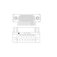 Đầu nối Micro-D D-Sub M83513/13-C02NP MCKS-N1-P-21SRT1A Raychem - TE Connectivity 1532260-8