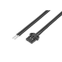Molex 219657-2023 Discrete Wire Pico-Lock F-S OTS Cbl Assy SR 300mm Au 2Ckts Blk