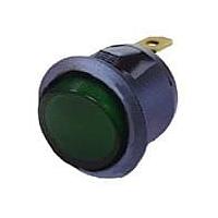 Shin Chin R13-112BW-02-BGG-N1 ロッカースイッチ SPST 緑色照明付き ロッカースイッチ