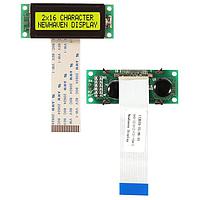 Mô-đun Màn hình Ký tự LCD STN- Y/G Transfl 53.0 x 20.0 Newhaven Display NHD-02161Z-FSY-YBW-C