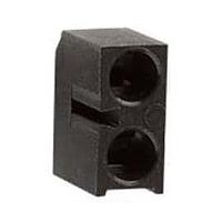 BIVAR H-203C-1 LED Mounting Hardware LED Holder 3mm 2 Level Black
