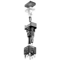 Đèn báo LED Xanh Dương 12V 16MM APEM A0142M4