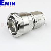 Fairview Microwave SM4424 7/16 DIN Female to N Male Adapter (6 Ghz, IP67 Mated)