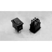 Công tắc bập bênh 16A DPDT (ON), công tắc bập bênh gạt P&B PRDDD3-16F-BB000