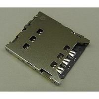 Yamaichi Electronics FUS006-3210-0 マイクロおよびナノSIMカードソケットコネクト