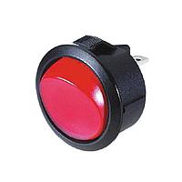 Shin Chin R13-245B-02-BRR-N1 ロッカースイッチ 8A/125VAC 4P/DPST/OFF-ON 0.187インチ 正方形 ブラックボディ、赤色ライト