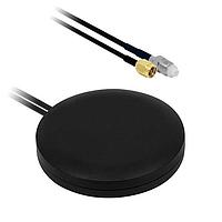 Siretta ALPHA6/2M/SMAM/S/S/FMEF/S/S/7 ອານເຕນລະບົບລົດ COMBINED QUAD BAND GSM/GPS ANTENNA. 2M CABLE SMA MALE (GPS) & FME FEMALE (GSM) CONNECTORS.