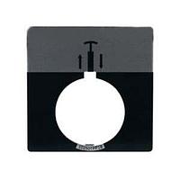 Eaton 10250TR6 Legend Plate, Push On/Pull Off LGD 1/2RND JMB PSHPLL ON OFF