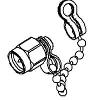 Đầu Chặn RF Đầu Nối SMA Đực 18 GHz 2W Có Dây Xích Radiall R404N01120