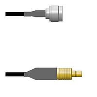 Amphenol Custom Cable Q-2N03P0008144i RF Cable Assemblies N-SP/SMB-SJ RG58 144I
