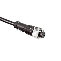 Amphenol LTW SM12A-05BFFM-SL8D03 Sensor Cables / Actuator Cables M12 Circular Metric Connector, A Code, Stainless, 4A, 05 pins, Female Connector, Female Contact, Straight, Screw Thread, Overmolded, Length 3000mm, IP68 / IP69K