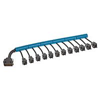 Cáp mở 4x24 IMPEL TO 12 4x2 IMPEL trục đôi 19 Molex 203387-9001
