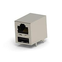 Jack mô-đun VAO, Jack mô-đun RJ45+U AMP Connectors - TE Connectivity 1909119-4