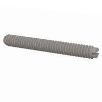 Essentra Components 011024S150 Set Screw Set Screw, Slotted Head, #10-24 Thread, 1 1/2 Lg