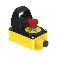 Công tắc dừng khẩn cấp Nút E-STOP Kim loại 2NC 1NO Biểu tượng; OTB trong vỏ BENC với đầu nối nhanh M12 8 chân Banner Engineering SSA-EBM-12EB1Q8OTBB