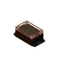 Serpac RBF53P06C16B NEMA/IP Rated RB53 Enclosure Top Clear Bottom Black