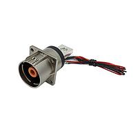 Amphenol Technical Products PL00V-501-10PM8 连接器 14.0MM POWERLOK 单路插座 母线带 M8 PEM螺母 V 键