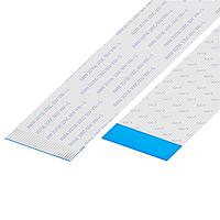 Cáp nhảy FFC / FPC 0.5mmP. Cáp dẹt FlatFlex, 30 chân tiếp xúc, Dây dẫn mặt đối diện, Dài 304mm/12in, Mạ thiếc GCT (Global Connector Technology) 05-30-D-0304-A-4-06-4-T