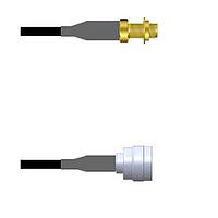 Amphenol Custom Cable Q-2Y0550008084i RF Cable Assemblies SMA-SJB/TNC-SP RG58 84I