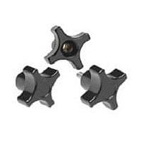 Davies Molding 2820-B クランピングノブ メスインサート 4アームクランピングノブ