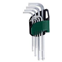 SATA 09105 9PC. 볼 포인트 육각렌치 (1.5, 2, 2.5, 3, 4, 5, 6, 8, 10mm)
