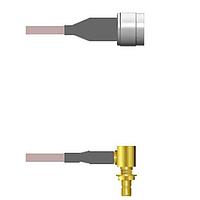 Amphenol Custom Cable Q-2I03H0005010i RF Cable Assemblies N-SP/SMB-RJB G316 10I