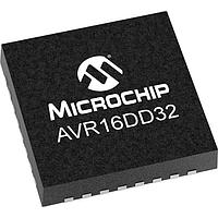 Microchip Technology AVR16DD32-I/RXB MCUs 16KB, 2KB RAM, 32p, 24MHz, MVIO, 12b ADC, ZCD, DAC, 2xUART, SPI, TWI