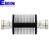 Fairview SA75DFDF25W-40 40 dB Fixed Attenuator 7/16 Female To 7/16 Female Up To 7.5 GHz Rated To 25 Watts With Black Aluminum Heatsink Body