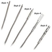 OMEGA XCIB-E-4-1-3 High Temperature Inconel Overbraided Silica Fiber Insulated Thermocouples (Thermocouple Type E, 1038 °C)