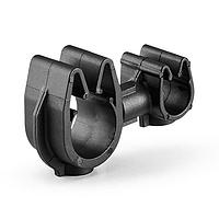 HellermannTyton 156-02297 MOC Clip to MOC Clip MOC Clip to MOC Clip, 6 mm, 10 mm, PA66HIRHSUV, Black, 2000/ctn