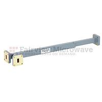 Fairview FMWCP1007 30 dB WR-34 Directional Waveguide Broadwall Coupler With UG-1530/U Square Cover Flange and E-Plane Coupled Port from 22 GHz to 33 GHz