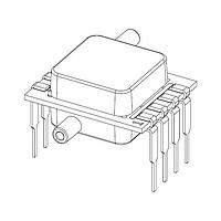 Cảm biến áp suất gắn bảng 0-10 in H2O DP Opp không có đầu nối DIP 18Bit Amphenol All Sensors DLLR-L10G-E2ND-C-NAV8