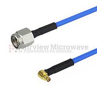 Fairview FMC0248085 SMA Male to RA Mini SMP Female Cable FM-F086 Coax