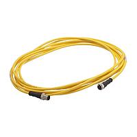 HARTING 21350102517050 Sensor Cables / Actuator Cables M12 A-code 5-pin Straight male to straight female, 5m, PVC yellow jacket