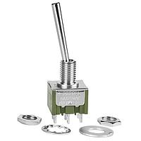 NKK Switches M2024Q4S4W01 トグルスイッチ ON-ON-ON .840 コーン .350 ブッシング スライダーラグ