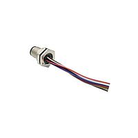 Amphenol LTW MSBS-04PMMC-SF8C30 Sensor Cables / Actuator Cables M12 Circular Metric Connector, B Code, Metal, 4A, 04 pins, Male Connector, Male Contact, Hexagonal, Screw Thread, Crimp, Receptacle With Cable/Wire, Length 300mm, IP68 / IP69K