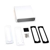 Bud Industries EXN-23361-SVP PCB Enclosure Extruded Aluminum Enclosure Silver with Plastic Cover (1.6 X 5.8 X 6.7 In)