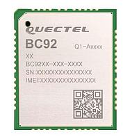 Quectel BC92RC-08-STD LTE Cat NB1/NB2、GSM Cat NB + GSM、標準電圧（3.4-4.2V）、追加バンドB1（カスタマイズ済み）