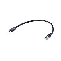 Cáp Cat 6a ix Loại A OM - DB RJ45 Cat.6A Ray 0.5m HARTING 33483147819005