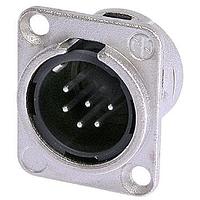 NEUTRIK NC6MSD-L-1 レセプタクル 6P M RECEPT DL1 SER SODR CUPS NCKL/SILV