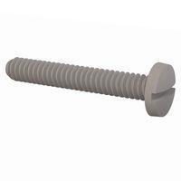 Essentra Components 011024B125 Machine Screw Binder Slotted Screw, #10-24 Thread, 1 1/4 in Lg