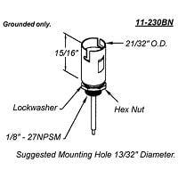 Đế Đèn LPH B6 Đui Nến Chốt Cắm 12V GRD VCC 11-230BN