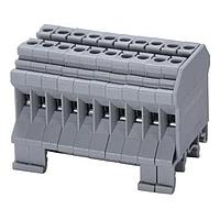 Khối phân phối DIN Khối phân phối, Vít, 8 Đầu vào/đầu ra Altech CMDB4/4