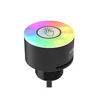 Nút Cảm Ứng Âm Thanh Pro Touch K50 Pro Nhỏ Gọn: Cảm Biến Cảm Ứng RGB 7 Màu Có Âm Thanh; 12-30 V dc; Polycarbonate; IP67 IP69K; Hai Chế Độ, NO, Nhấn Giữ; Đa Màu; Cáp Liền Dài 2 m (6,5 ft) Banner Engineering K50PTCAMRGB7A